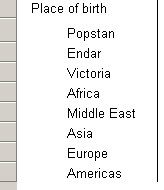 Table with Row Hidden
