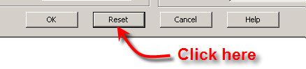 Reset Button in Format (Table Part) Dialog Box Reset Button in Format (Table Part) Dialog Box