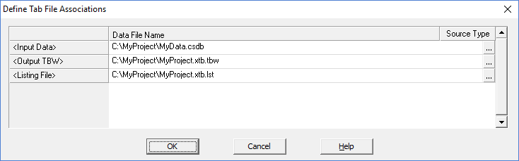 define tab file associations